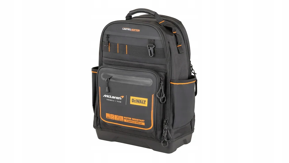 Plecak DEWALT x McLaren F1 Team Pro – Wytrzymałość i funkcjonalność w jednym