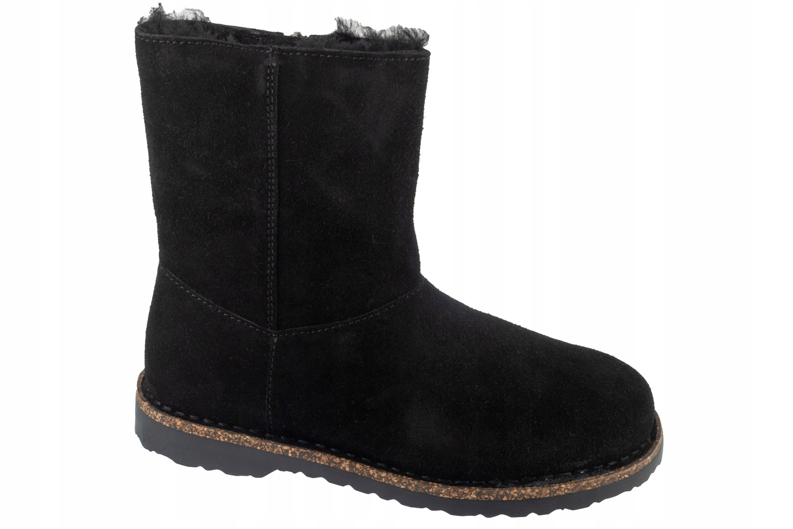 Birkenstock Uppsala Zip Shearling 1030047 – Damskie buty zimowe w kolorze czarnym