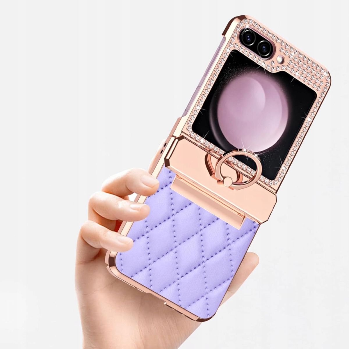 Fioletowy kolor – Stylowy dodatek do Galaxy Z Flip 6 5G