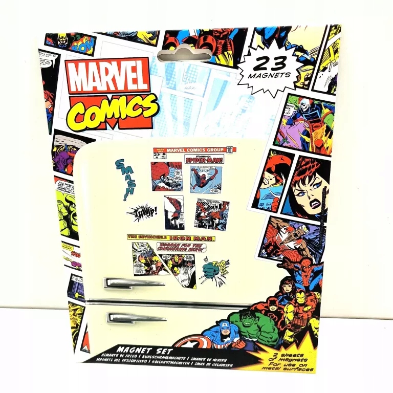 Magnet Set Marvel Comics – Oryginalne magnesy na lodówkę