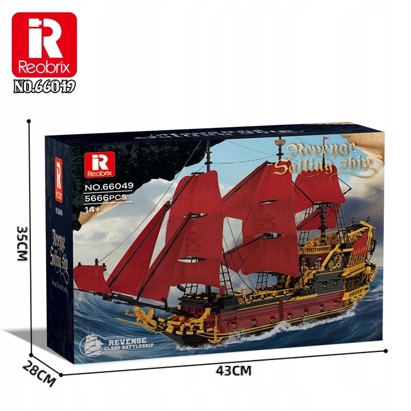 Klocki Revenge Ship 5666el – Imponujący model statku pirackiego