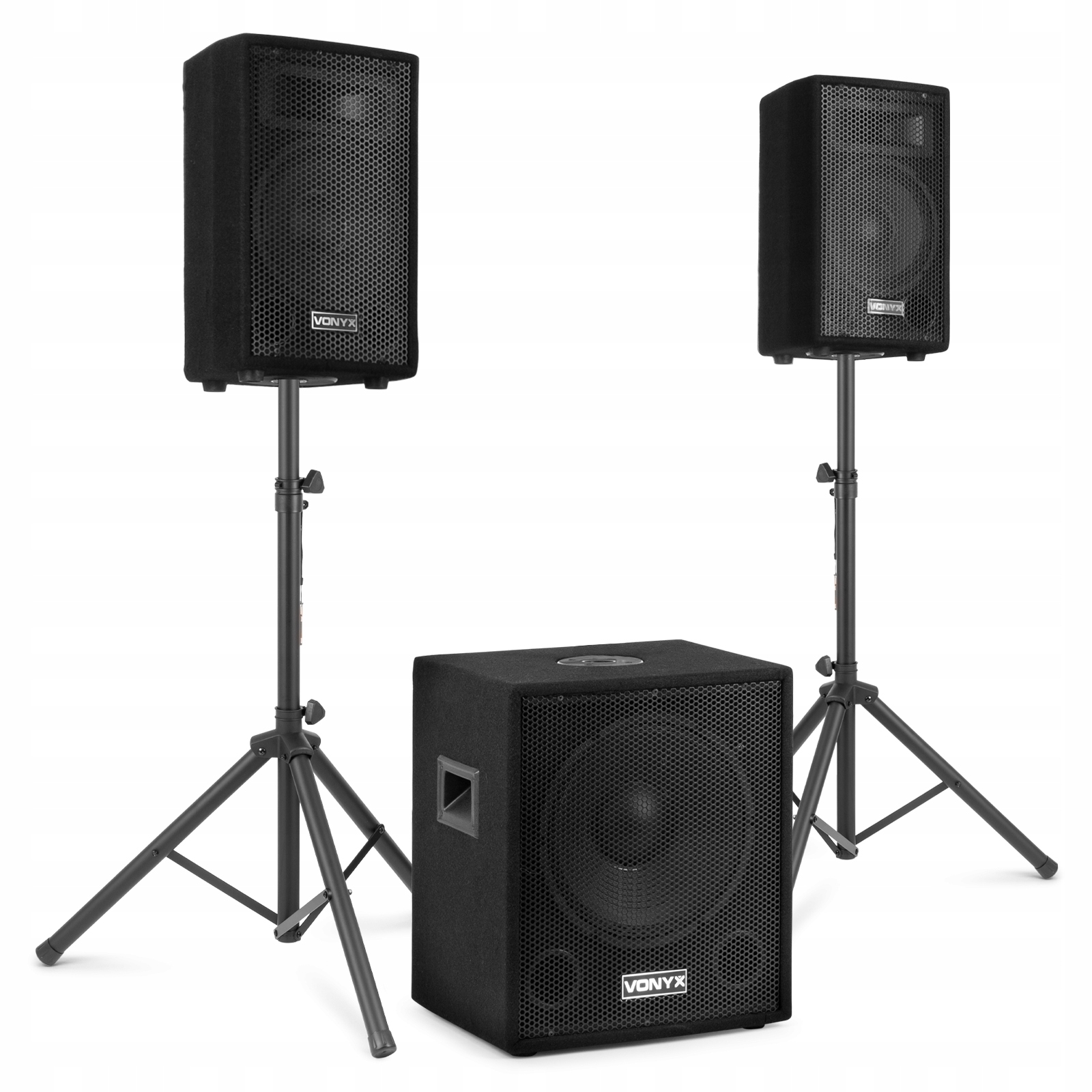 Potężny subwoofer z systemem bass reflex