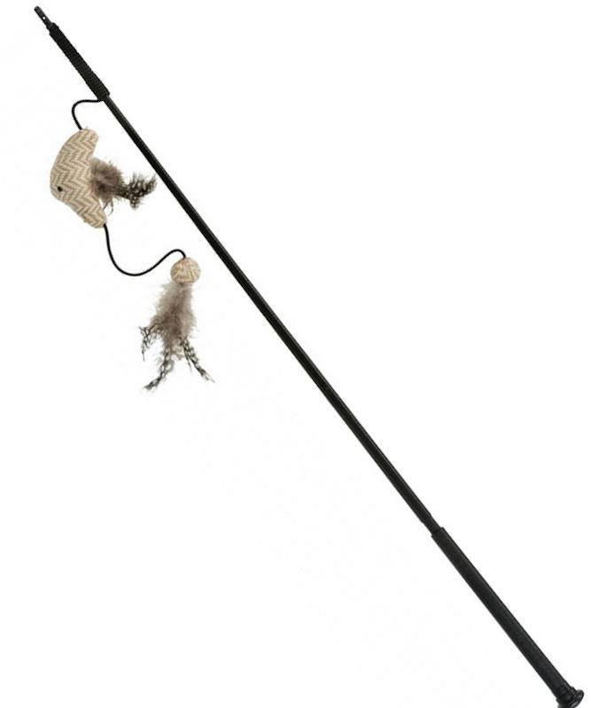 Trixie Wędka dla kota XXL z rybą – Idealna zabawa dla Twojego pupila