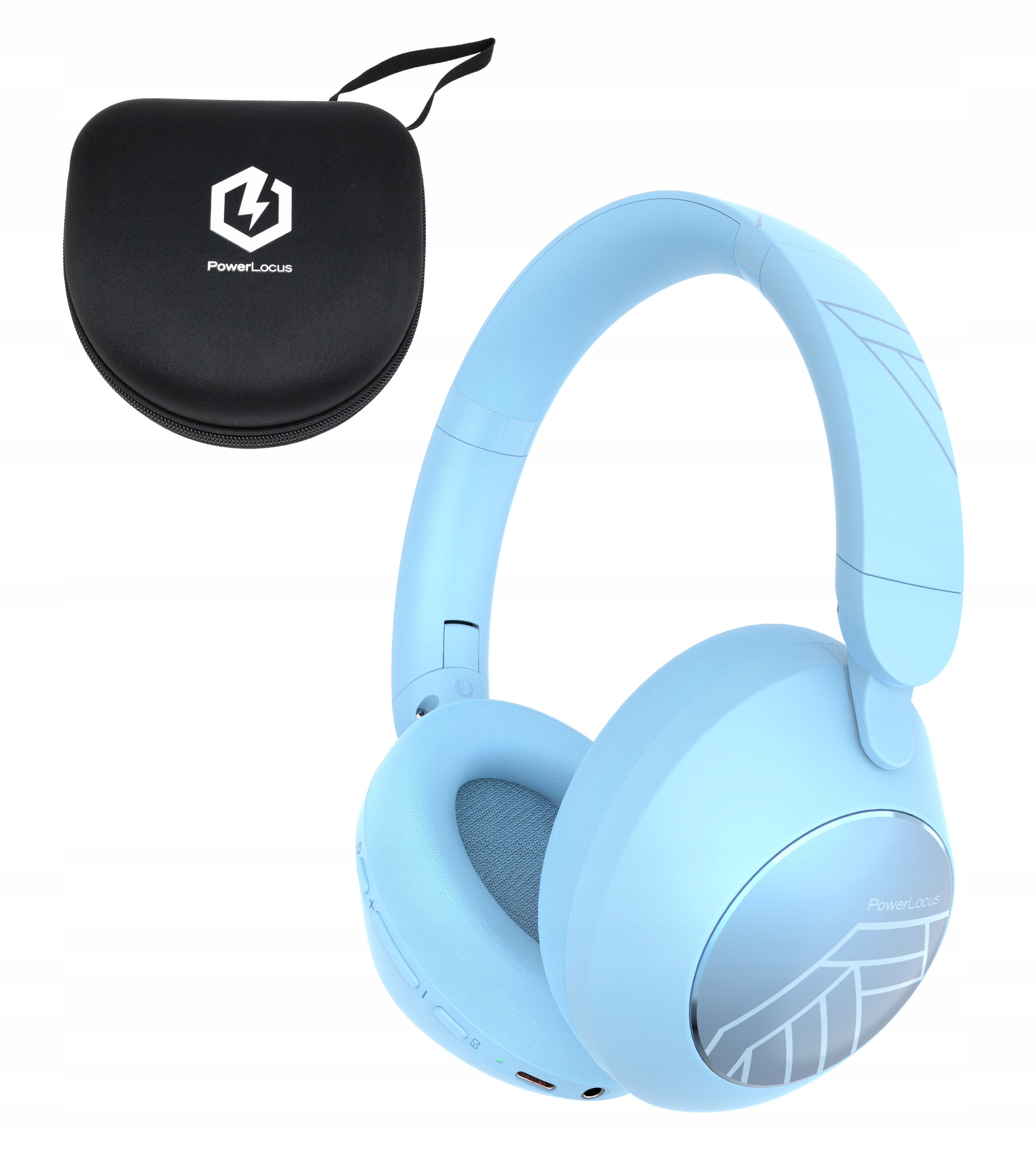 PowerLocus Bluetooth Headphones Orion BLUE – Słuchawki, które zapewnią Ci doskonałe brzmienie