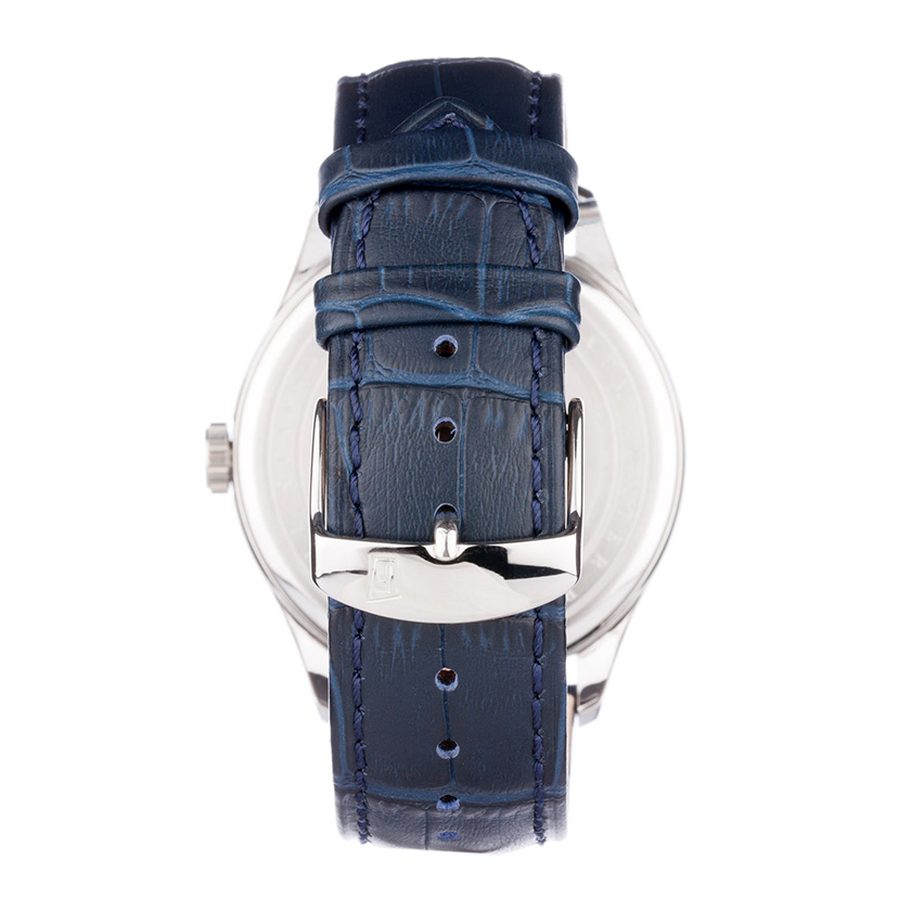 Skórzany pasek w kolorze granatowym – komfort noszenia