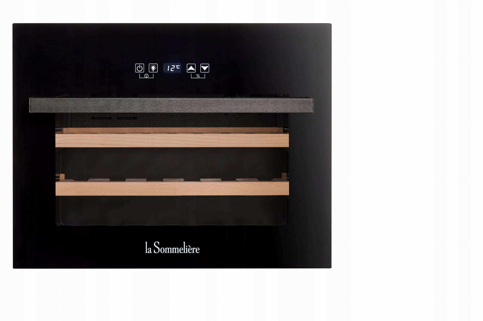 Jednostrefowa winiarka do zabudowy – Pojemność do 28 butelek