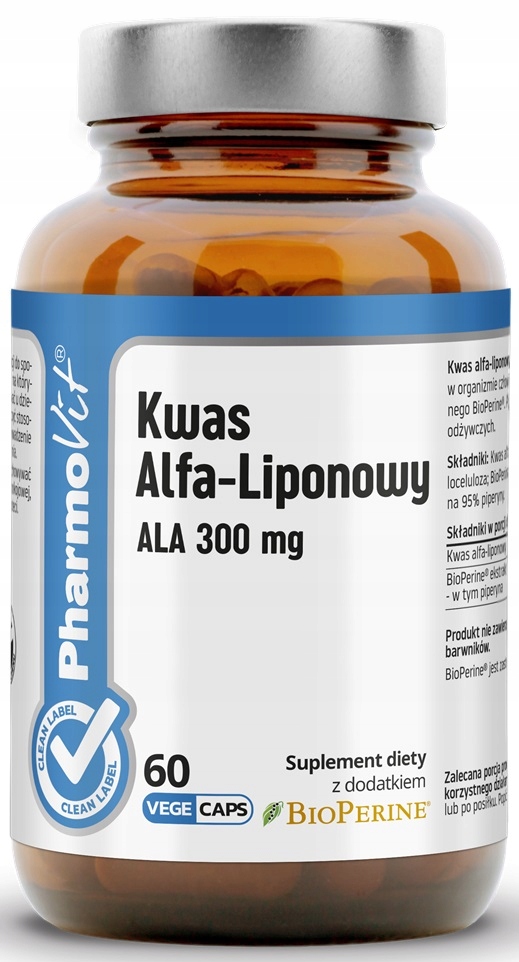 Kwas alfa-liponowy Ala (300 mg) - wsparcie dla zdrowia