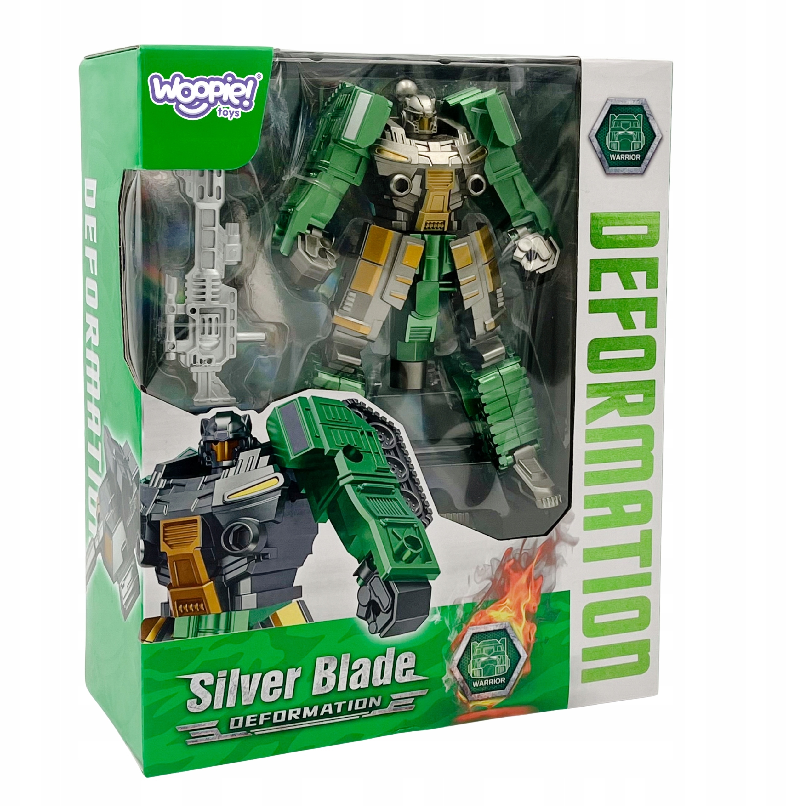 WOOPIE Robot Transformujący SILVER BLADE 2w1 Czołg – Niezapomniana przygoda dla dzieci