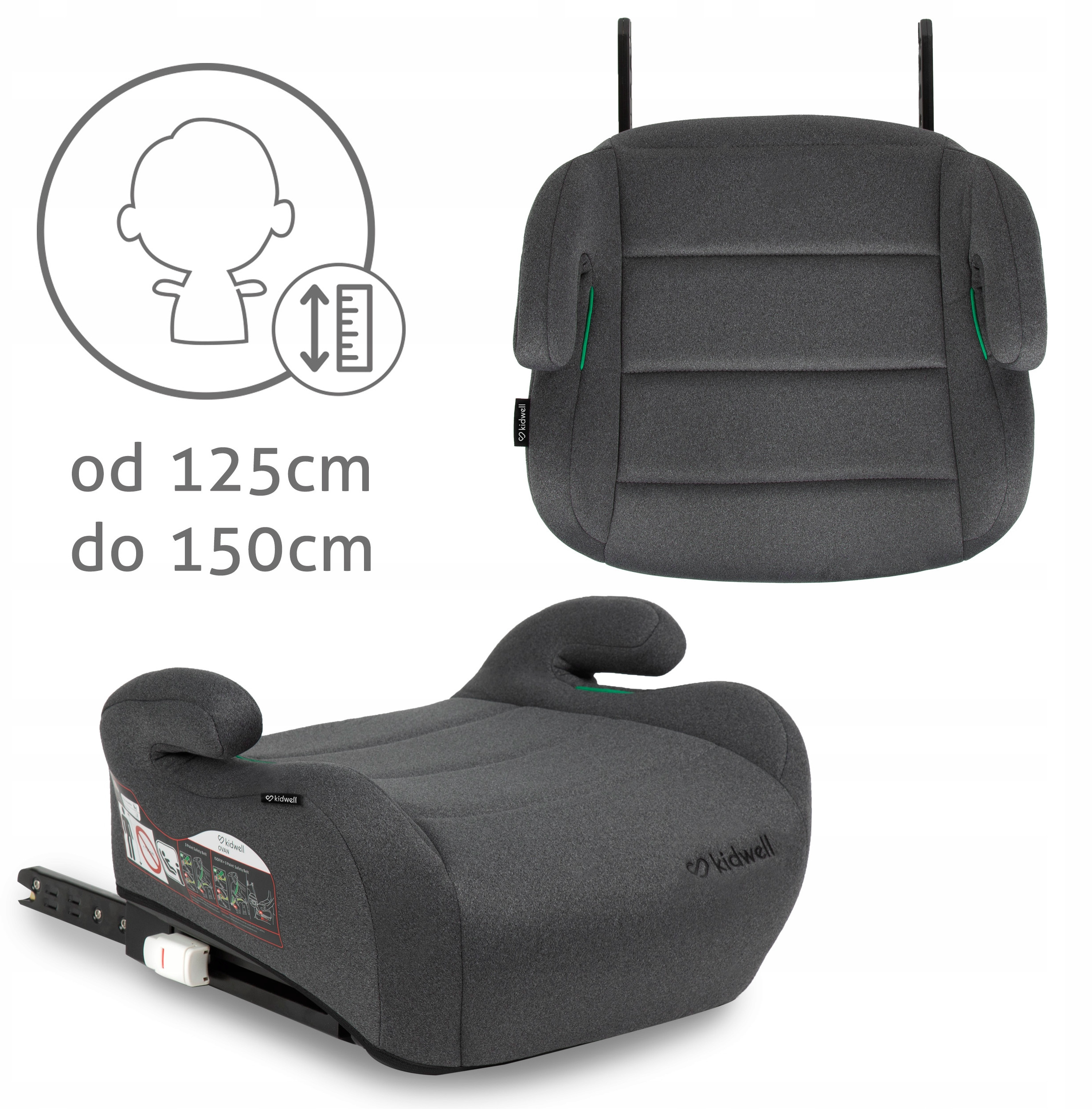 Komfort i bezpieczeństwo dla dzieci o wzroście 125-150 cm