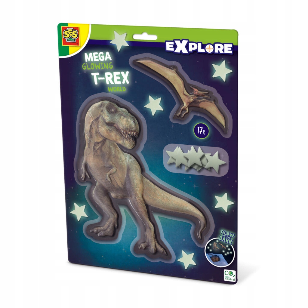 SES Mega glowing T-Rex – Magia dinozaurów w Twoim pokoju