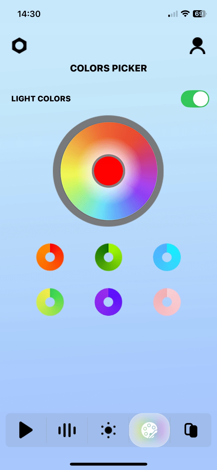 Sterowanie przez aplikację BP Power Audio