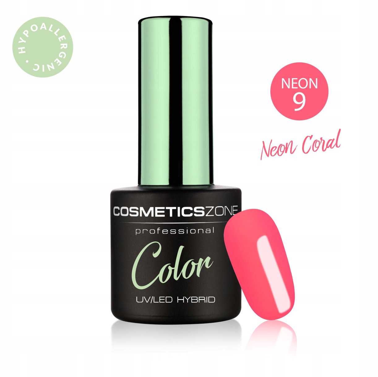 COSMETICS ZONE LAKIER HYBRYDOWY KOLOR 7ML - NR N9 EAN (GTIN) 5903876981488