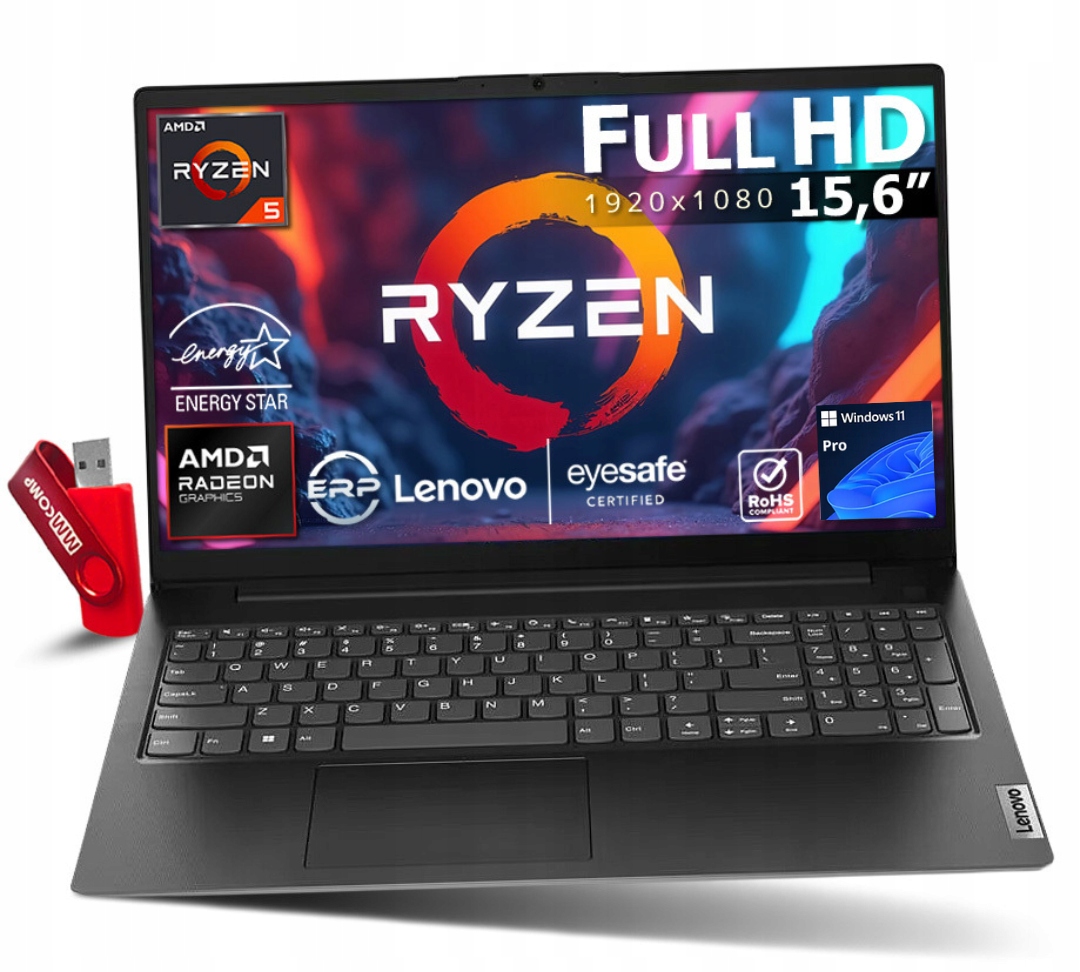 Laptop Lenovo V15 G4 AMN Ryzen 5 16GB 1TB SSD 15,6