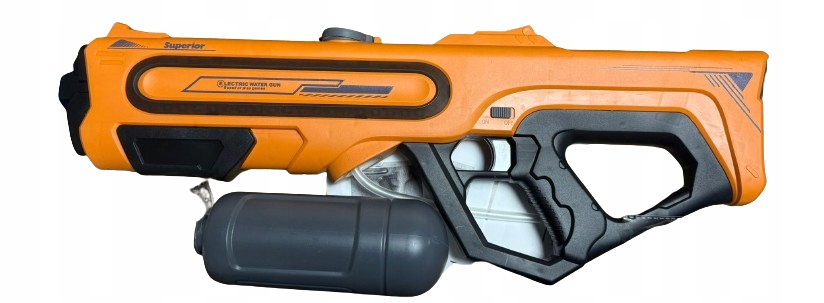 Długi czas zabawy dzięki dużemu zbiornikowi