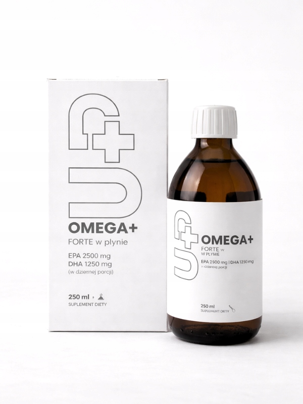 Skład i zalecane spożycie UP Omega+ Forte 250ml