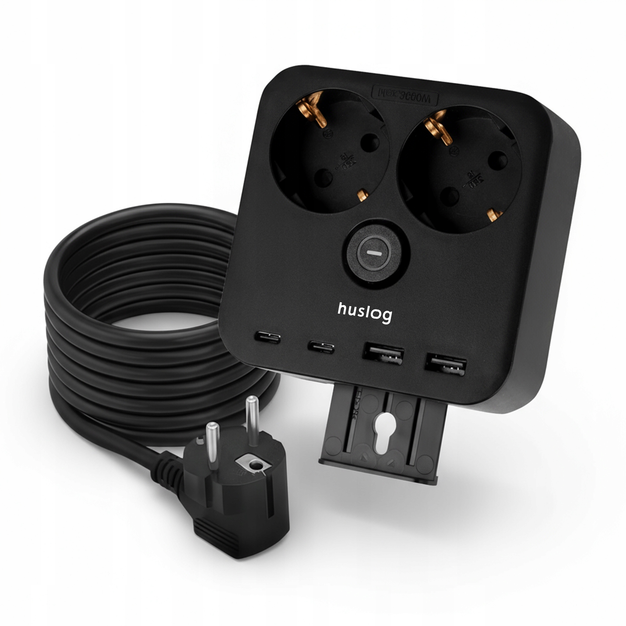 Funkcjonalność z 2 gniazdami AC i 4 portami USB