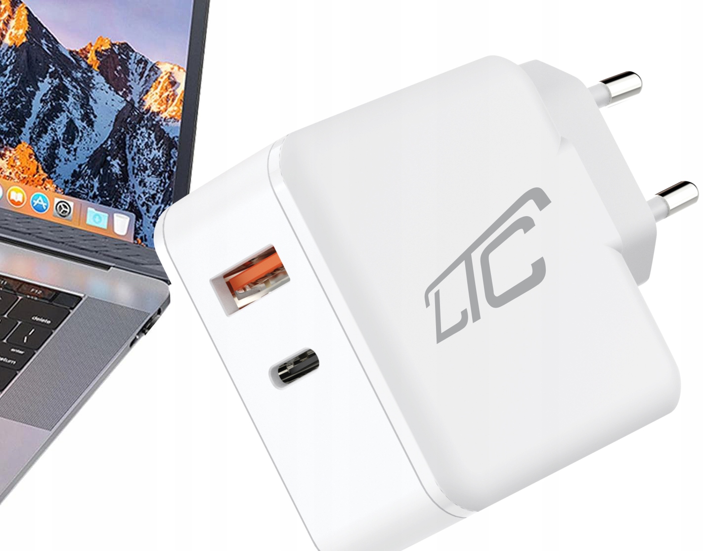 Wysoka moc 45W – Błyskawiczne ładowanie urządzeń