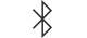 Ikona symbolu Bluetooth.