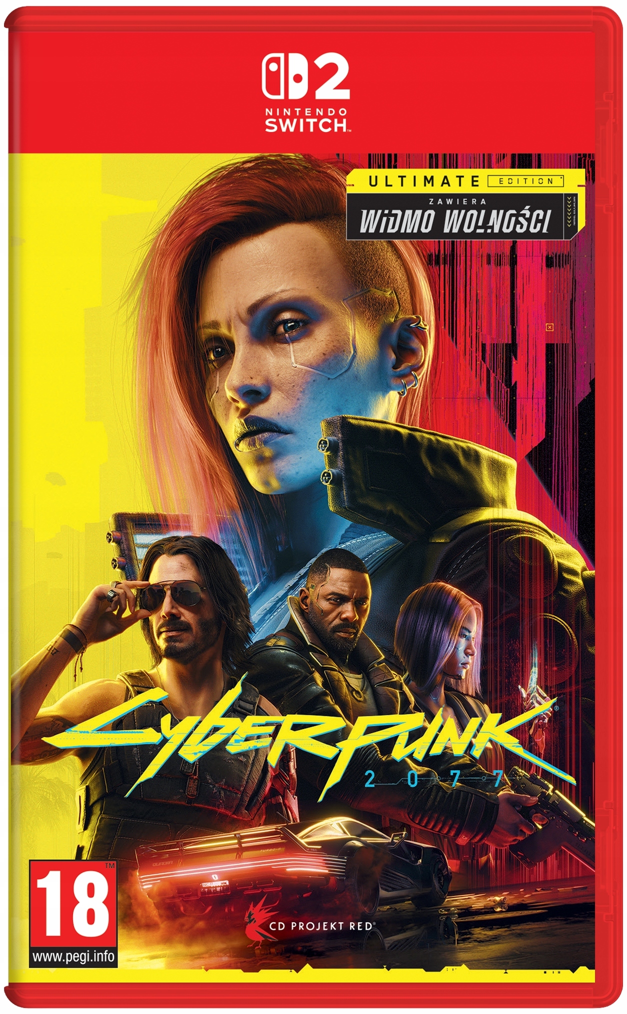Gra Nintendo Switch 2 Cyberpunk 2077 Ultimate Edition PL – Wejdź do mrocznego świata Night City