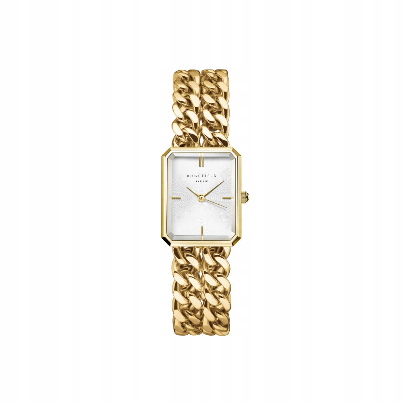 The Octagon damski z białą tarczą 24 mm – Elegancja na każdą okazję
