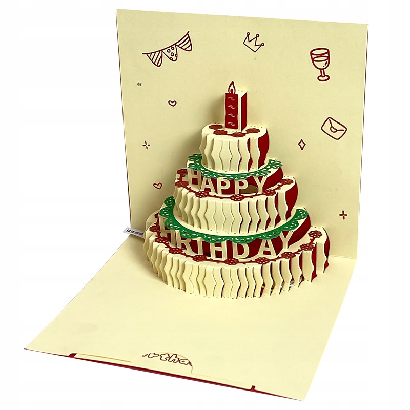 Efekt WOW – Trójwymiarowy Tort Urodzinowy z Melodią „Happy Birthday”