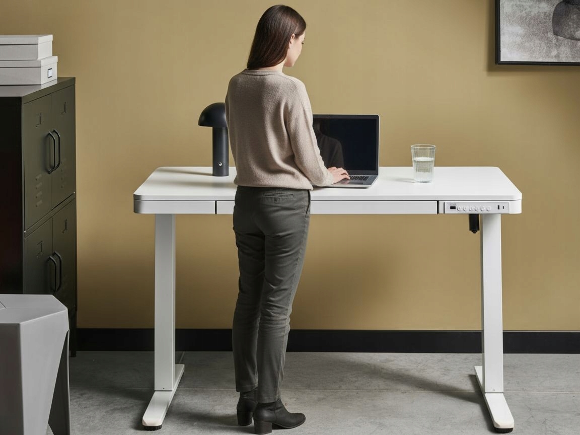 Stabilna konstrukcja – Wytrzymała stalowa rama i szerokie nogi