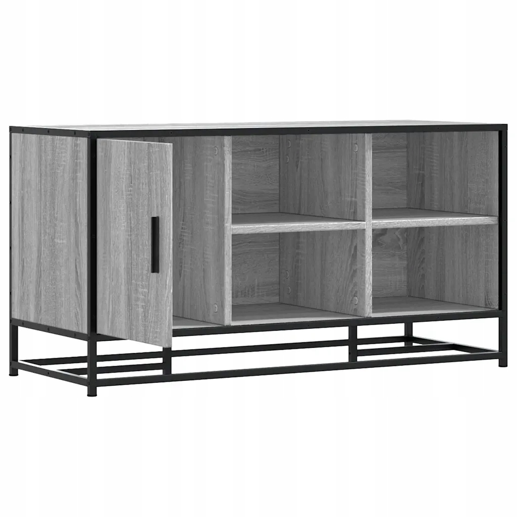 Ławka z miejscem na buty, szary dąb sonoma – Idealne rozwiązanie do przedpokoju