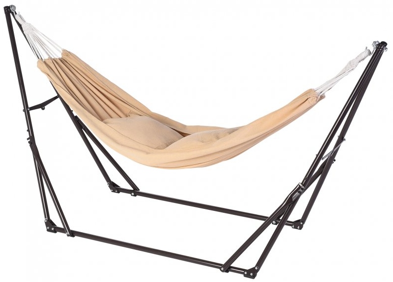 Hamak ogrodowy z drążkiem składany Halo-Fit Relax – Idealny do relaksu w ogrodzie