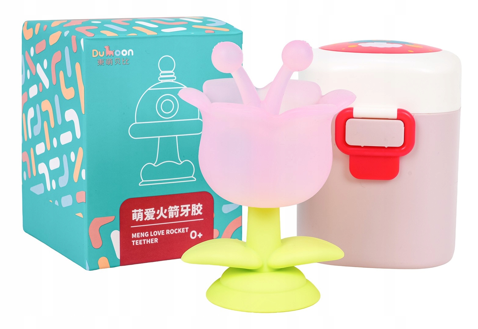 Gryzak Kwiatek Różowy + Opakowanie – Idealny dla Twojego Maluszka