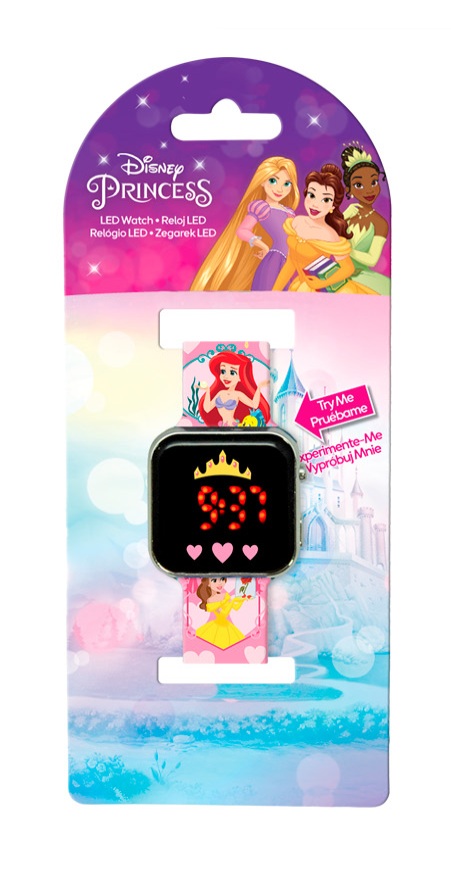 Cyfrowy Zegarek Na Rękę Dziecięcy Princess Księżniczki Disney – Idealny dla Twojego Malucha
