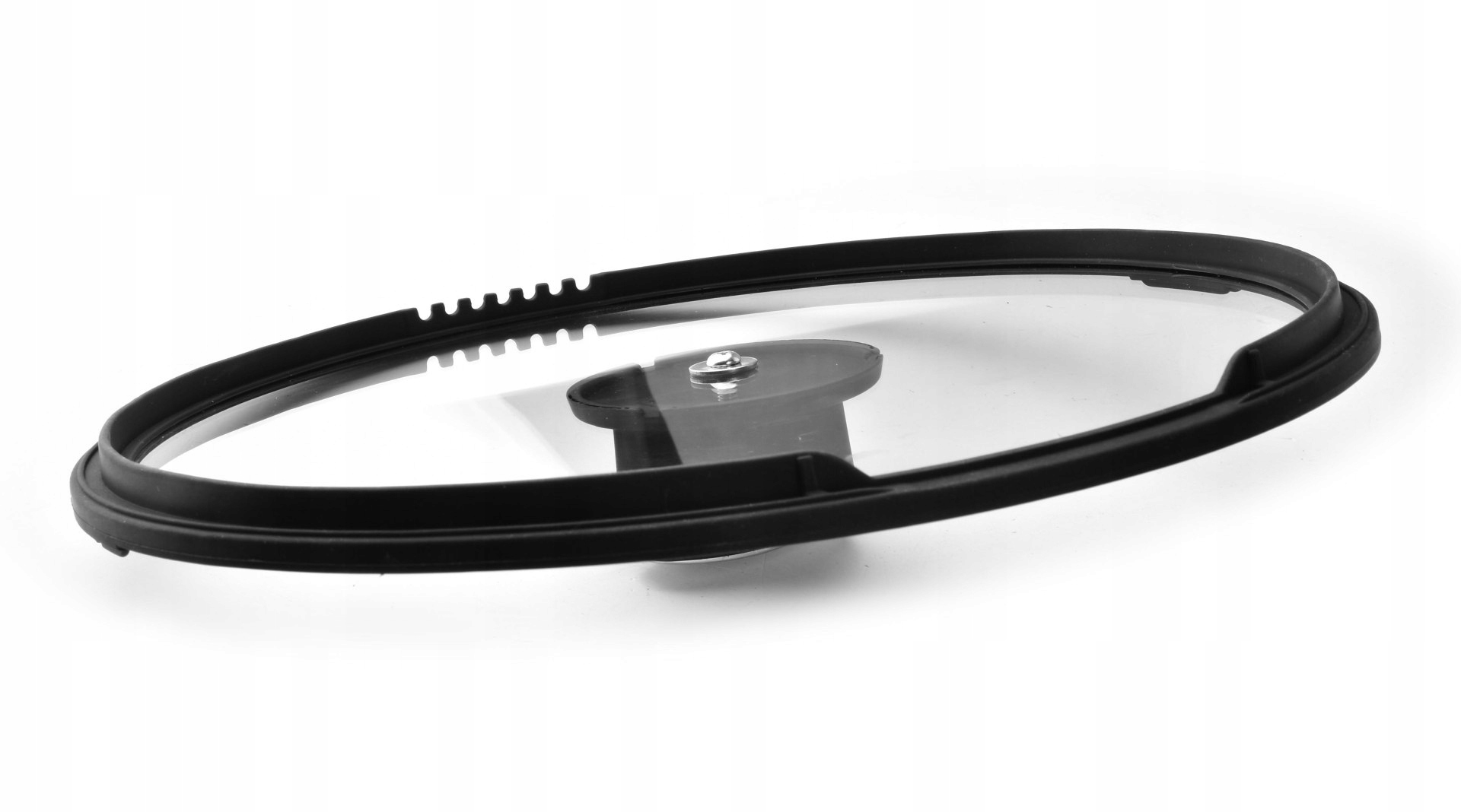 Szklana pokrywa z silikonowym rantem