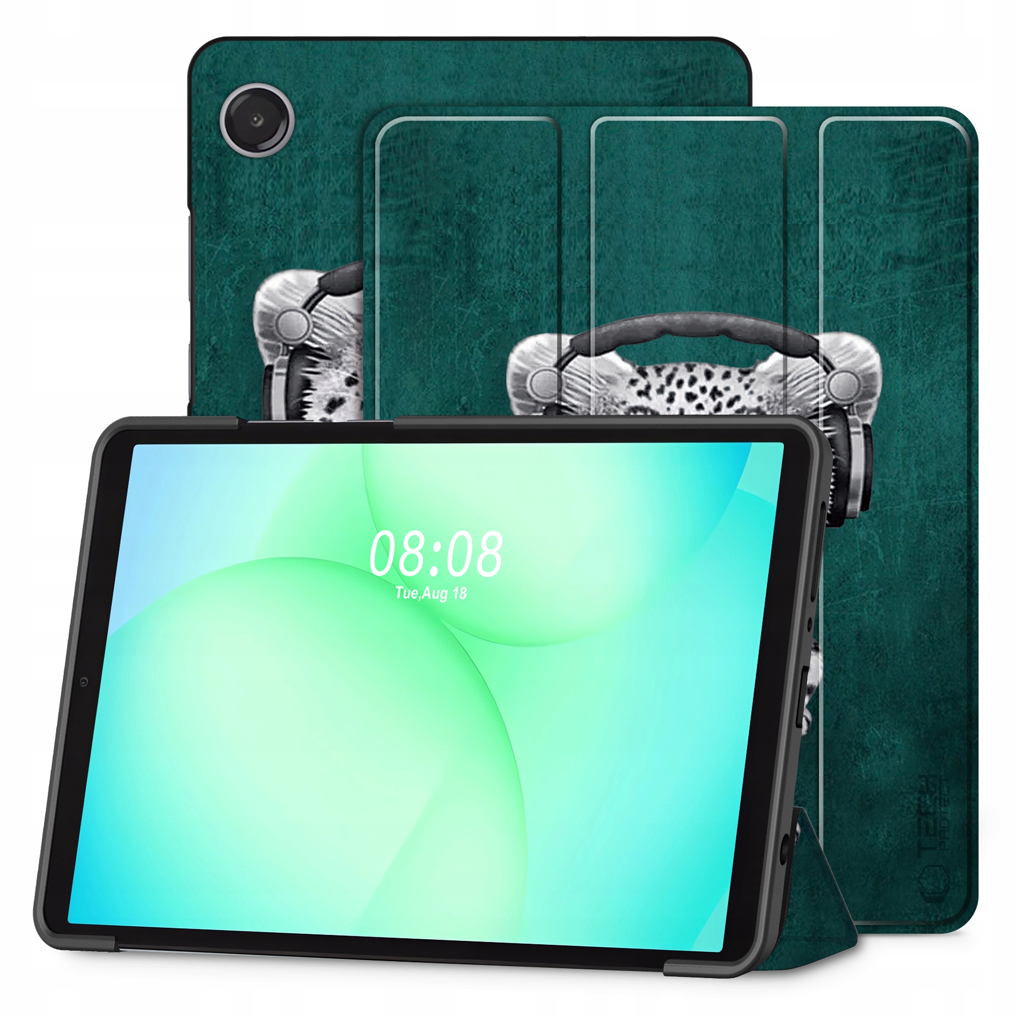SMARTCASE GALAXY TAB A9 / A11 8.7 X110 / X115 / X133 / X135 SAD CAT – Elegancka ochrona dla Twojego tabletu