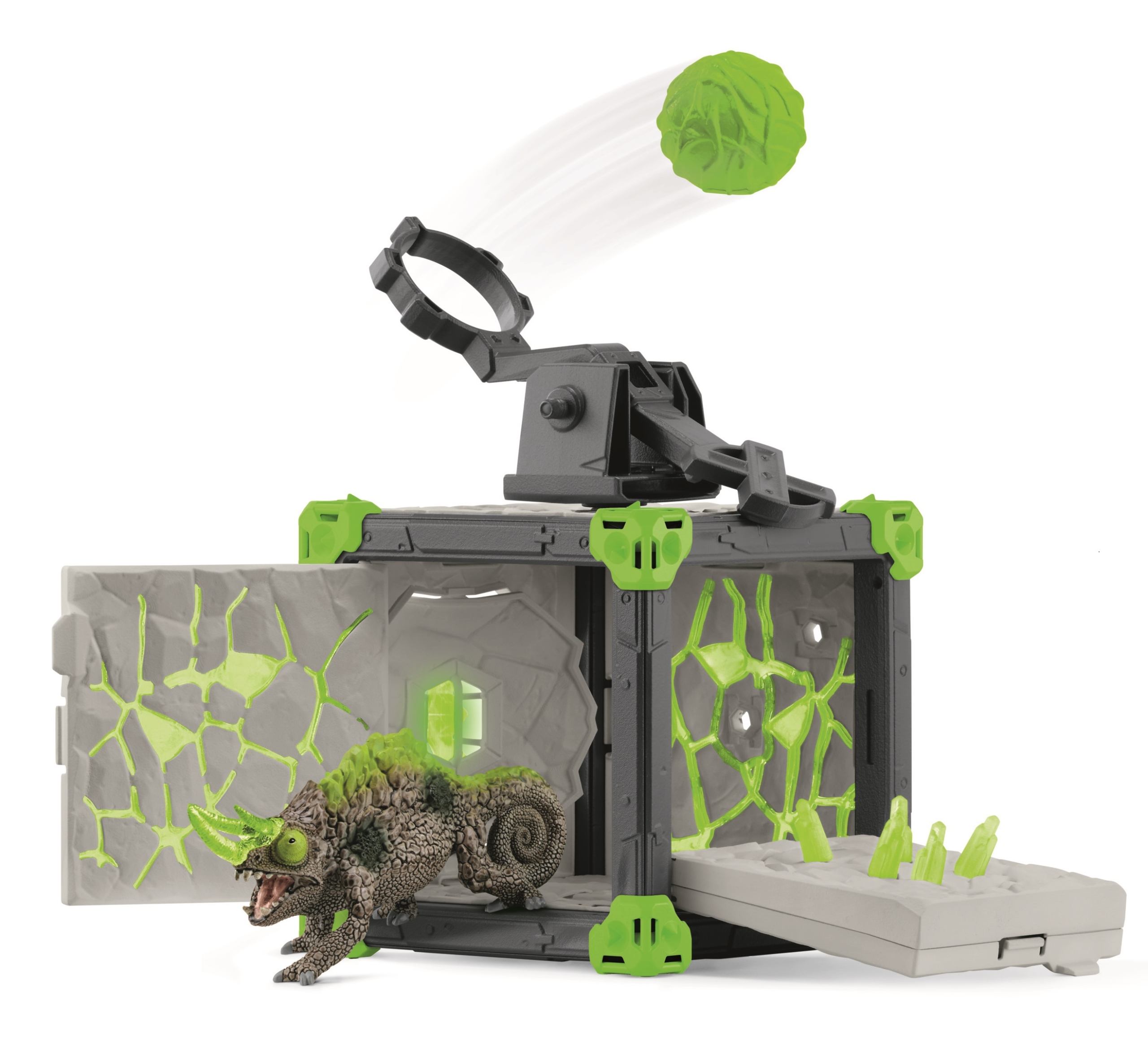 Jaskinia bitewna z katapultą – Zaskocz swoich przeciwników!