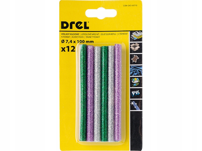 Wkłady Klejowe DREL 7,4 mm x 100 mm – Idealne do Twojego DIY