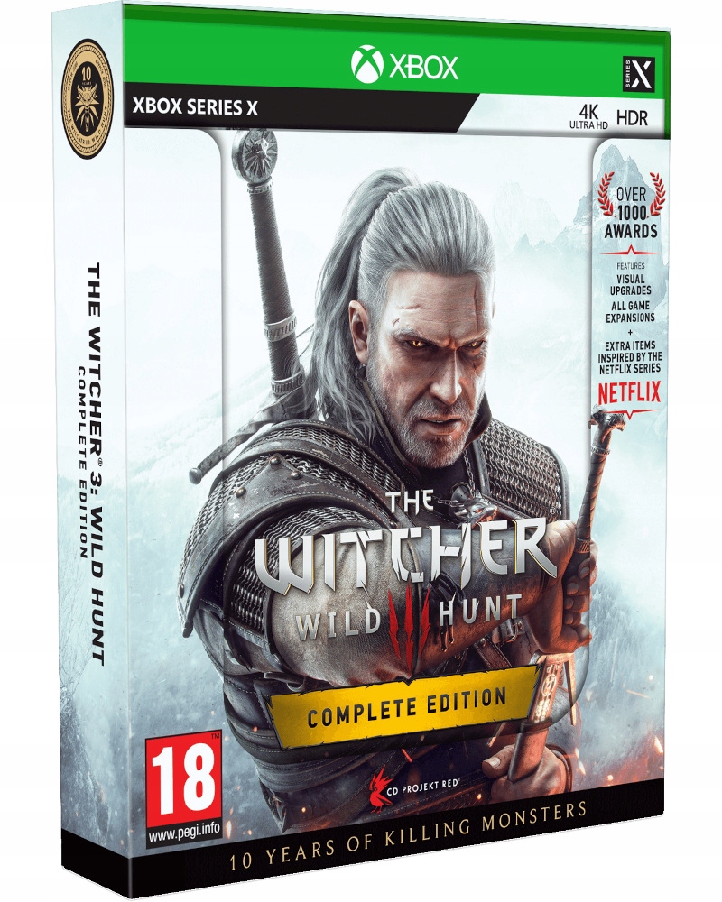 Wiedźmin 3: Dziki Gon - Edycja Kompletna + Jubileuszowy Steelbook na Xbox Series X