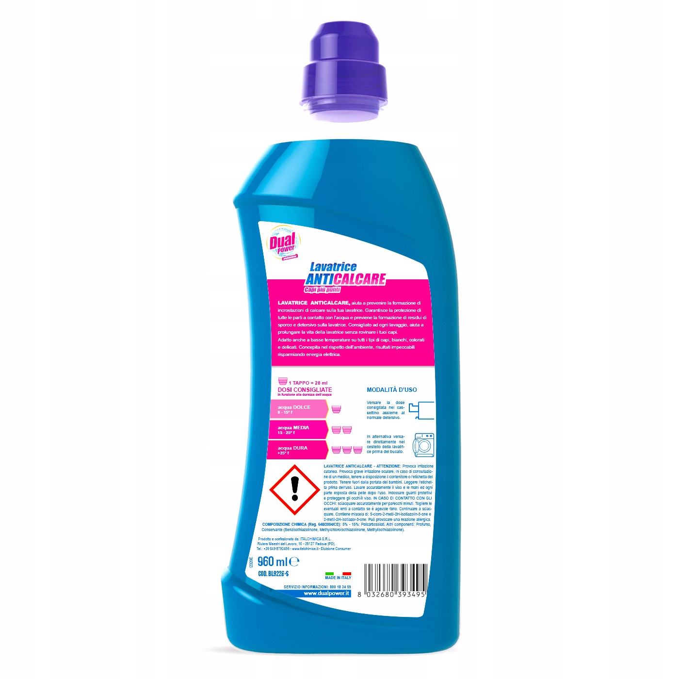 Zapobieganie osadzaniu się brudu i detergentów