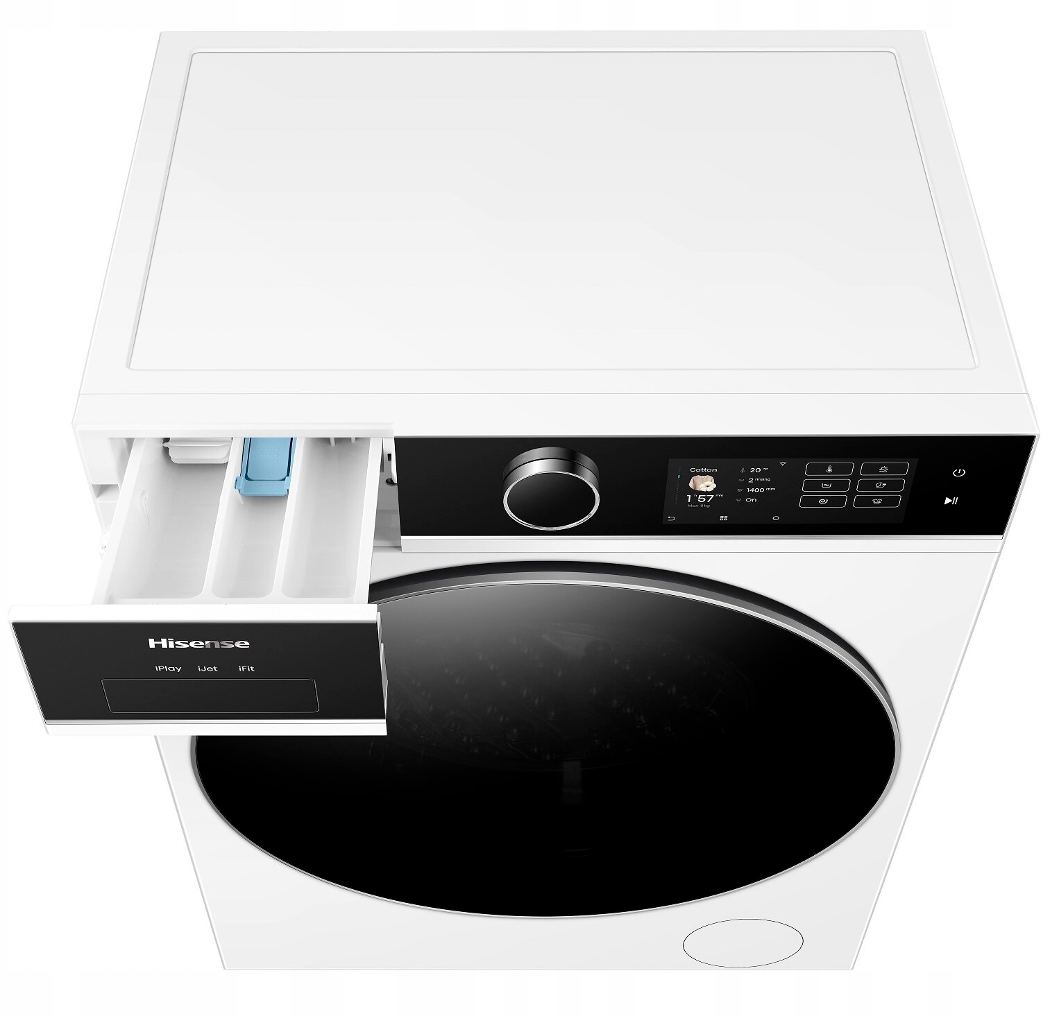 Wysoka prędkość wirowania 1400 RPM – Skuteczne usuwanie wody