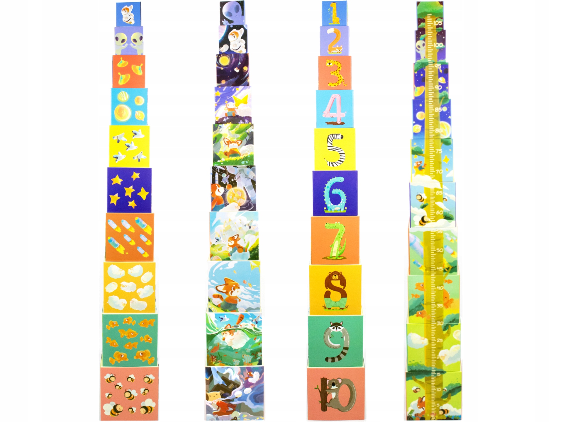 Kreatywna zabawa z nauką liczenia i kolorów