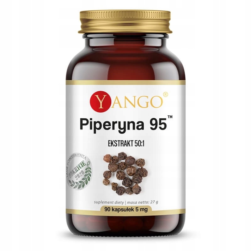 YANGO Piperyna 95 Ekstrakt 501 – Suplement diety dla zdrowia