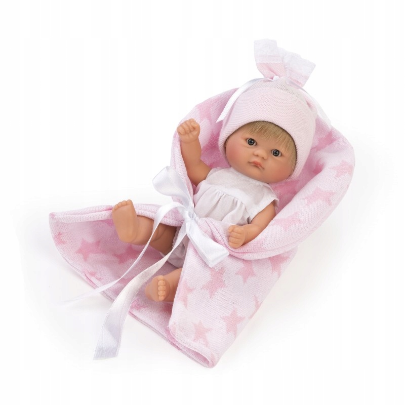 Ubranko i akcesoria – Białe body, czapeczka i kocyk w zestawie