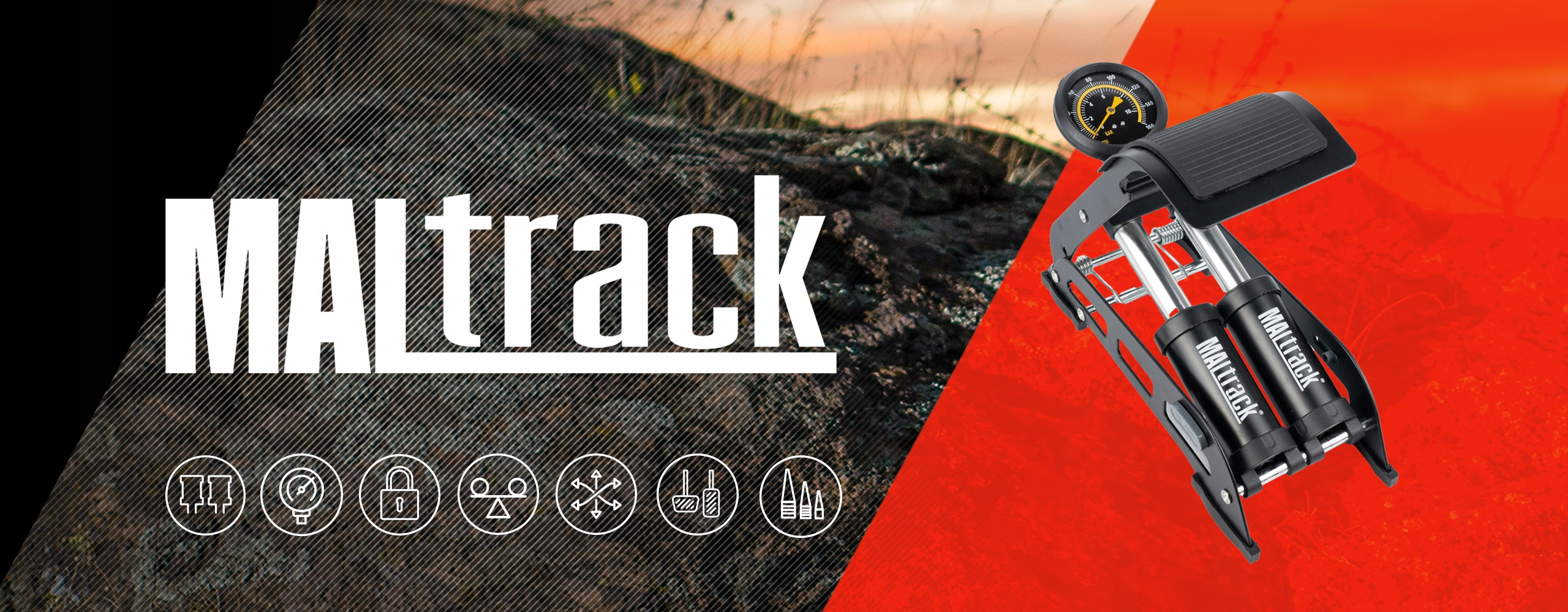 POMPKA ROWEROWA NOŻNA Z MANOMETREM DWUTŁOKOWA DO ROWERU SAMOCHODU MATERACA Wysokość 23 cm