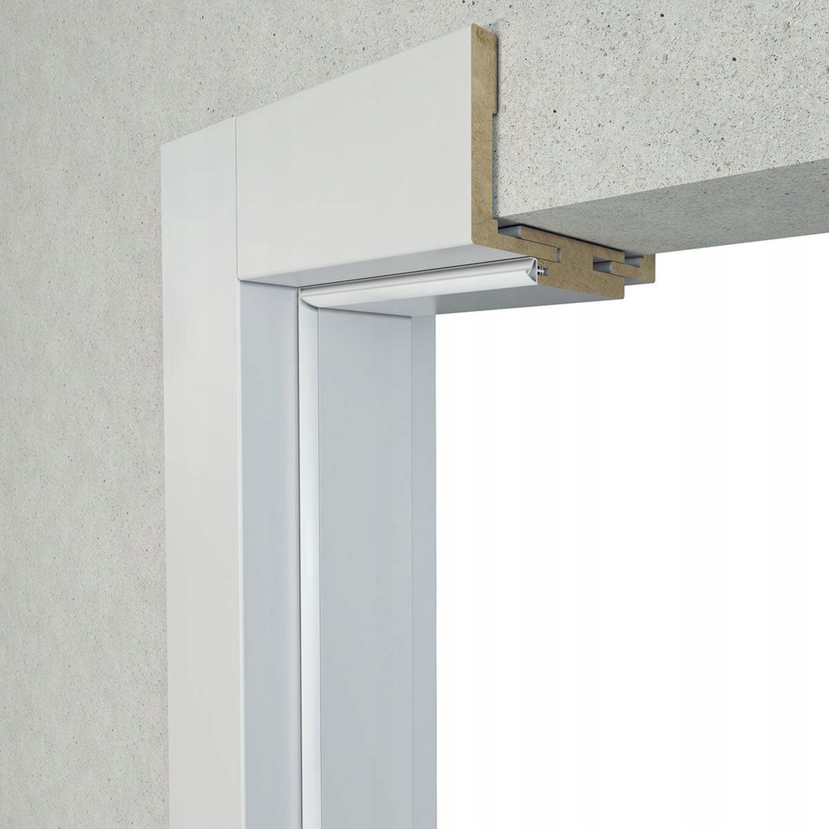 Ościeżnica belka górna ościeżnicy 80cm Dąb srebrny – Elegancka i funkcjonalna