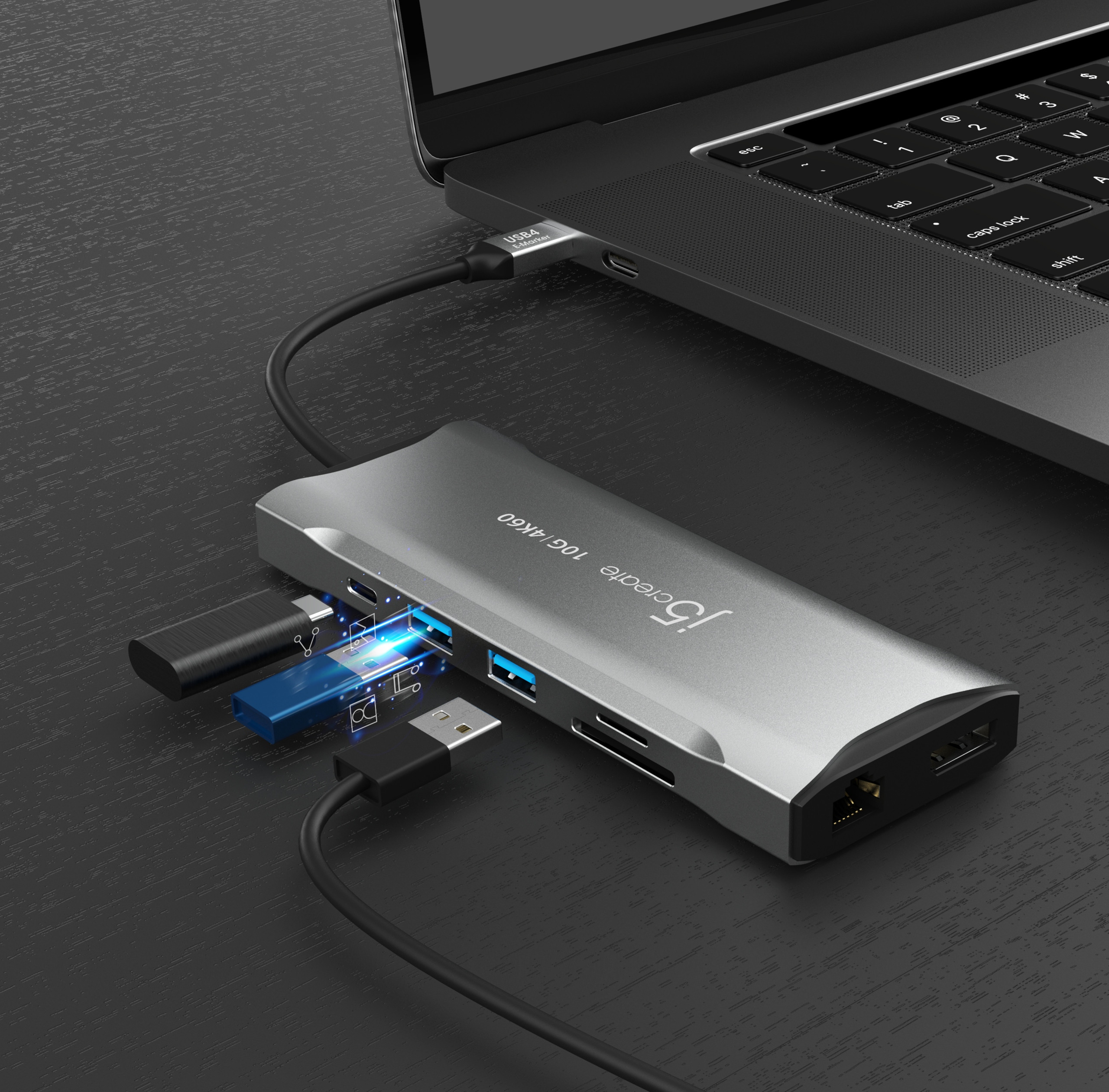 Różnorodne złącza: HDMI, DisplayPort, USB 3.1 i USB-C