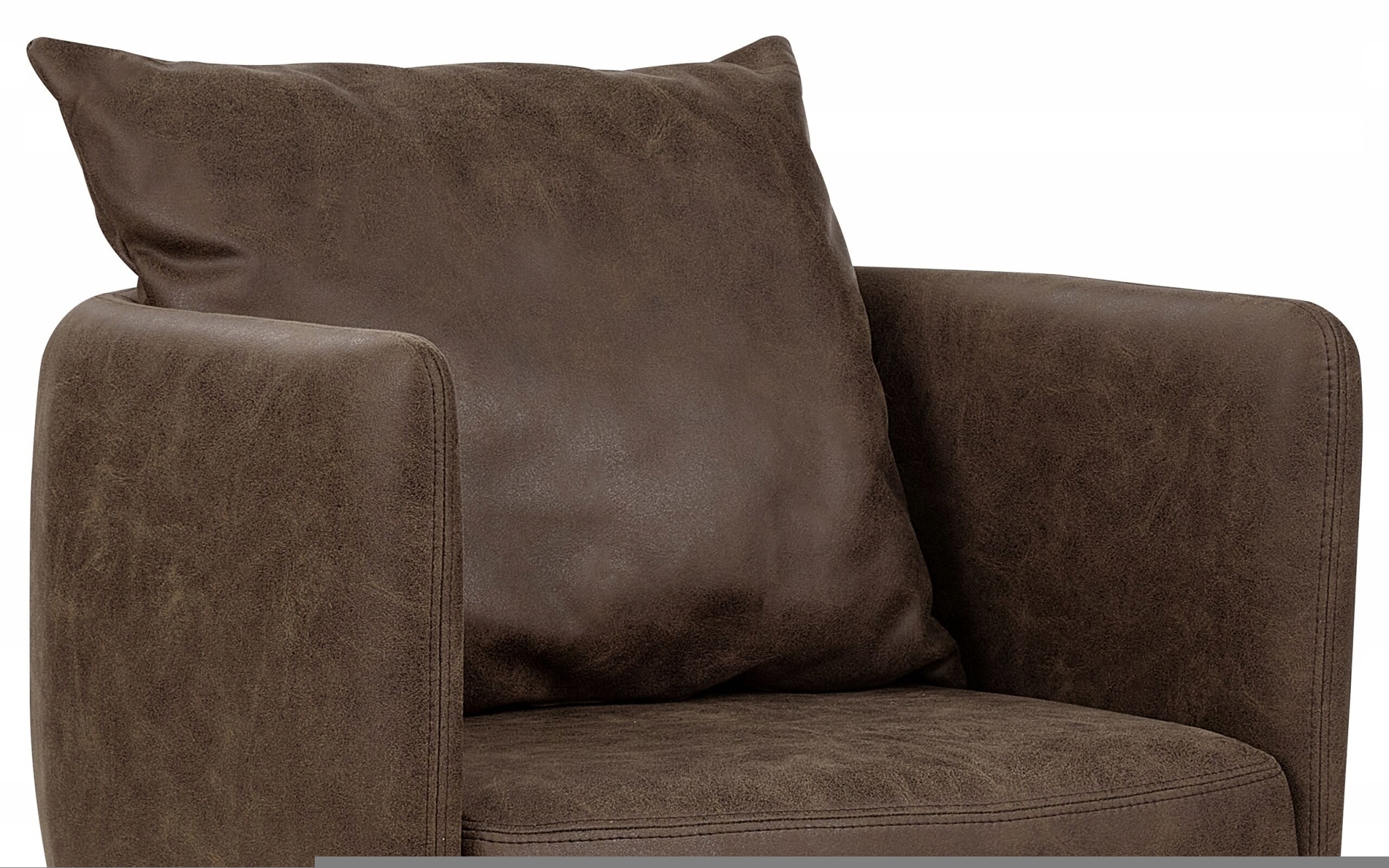 Fotel MALMOS Ciemnobrązowy – Elegancja i komfort w Twoim wnętrzu