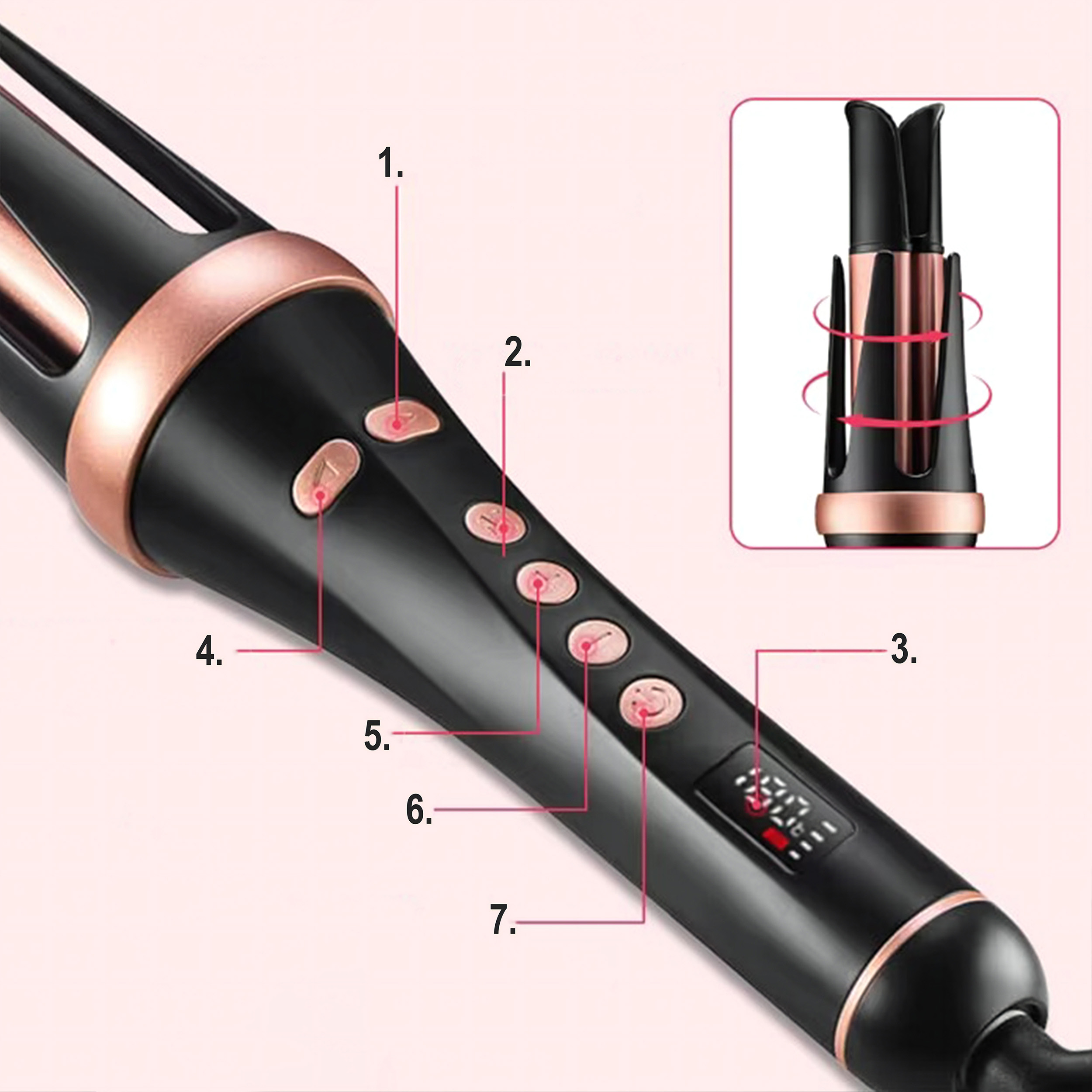 Regulacja temperatury 150–210°C – idealne dopasowanie do każdego typu włosów