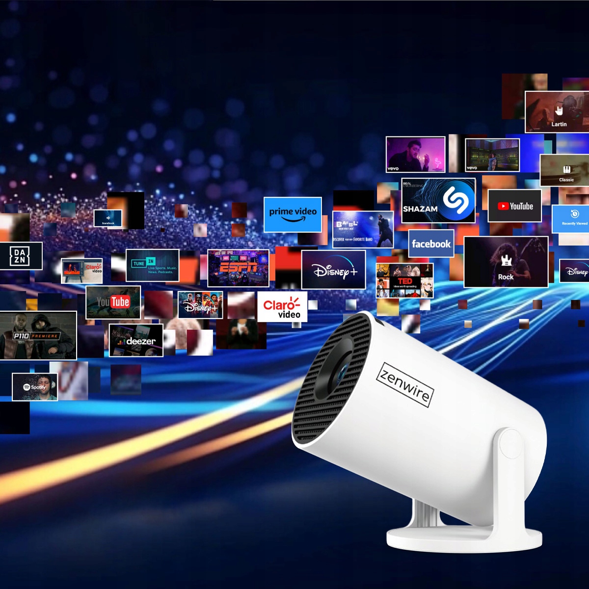 Ulepszony obraz i jasność 280 ANSI Lumen