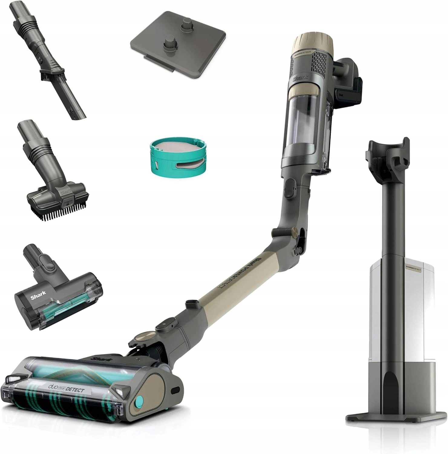 Shark PowerDetect – Odkurzacz akumulatorowy z stacją do automatycznego opróżniania