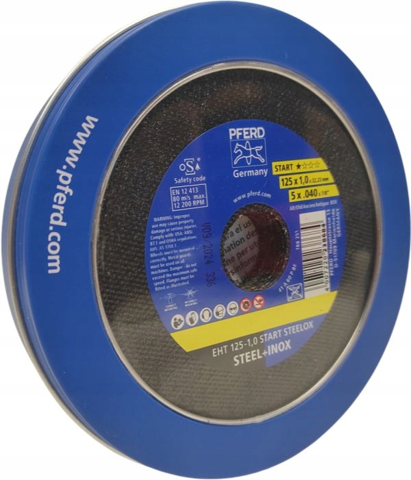 Uniwersalne zastosowanie tarcz do stali i stali szlachetnej (INOX)