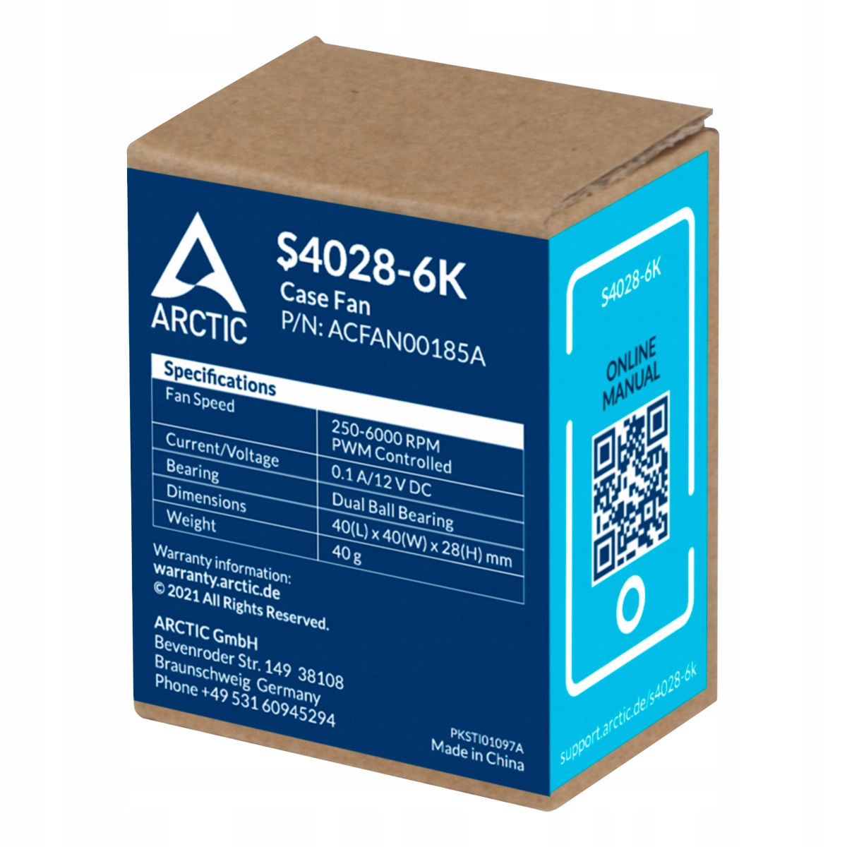 Wentylator serwerowy Arctic S4028-6K – Wydajność i niezawodność w jednym