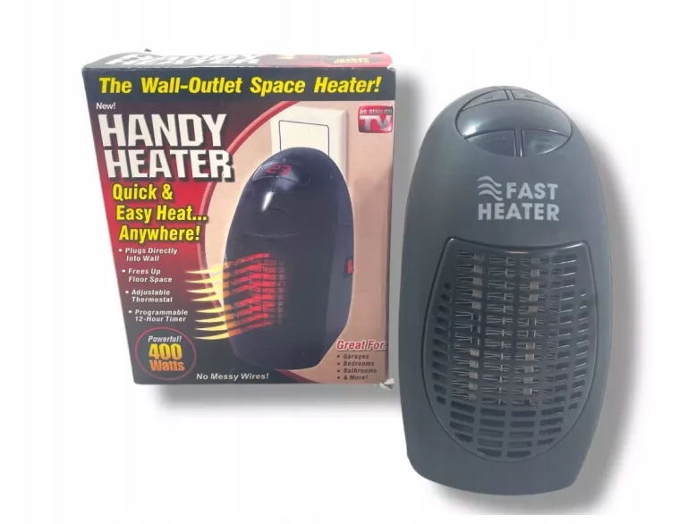 MINI GRZEJNIK ELEKTRYCZNY FARELKA DO KONTAKTU GNIAZDKA HANDY HEATER – Idealne rozwiązanie na zimne dni